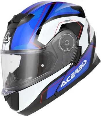 Immagine prodotto di Casco modulare ACERBIS Serel 22.06 blu bianco lucido taglia M