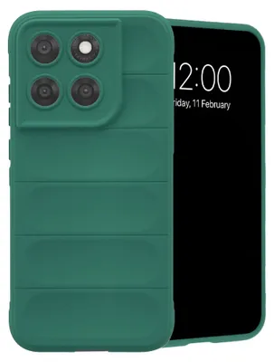 Productafbeelding van imoshion EasyGrip Backcover voor de Motorola Moto G77 / G67 - Donkergroen