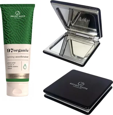 Immagine prodotto di 7suns 97organic Acceleratore abbronzante naturale + Doppio specchio in omaggio