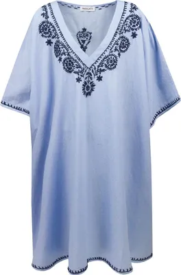 Produktbild von Passigatti Damen-Tunika: Graue Stickerei-Eleganz