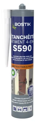 Zdjęcie produktu dla S590 Uszczelniacz budowlany 4 w 1 BOSTIK Biały - 30615835