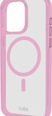 Produktbild von SBS TEMAGCOLIP1667PP, Cover, Apple, iPhone 16 Pro Max, 17,5 cm (6.9"), Pink, Transparent
