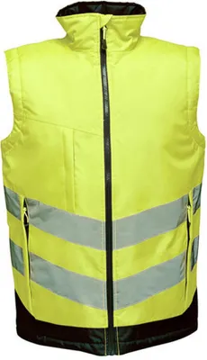 Immagine prodotto di Scaldacorpo Hi-Vis Pro da uomo - Colore: Giallo/Navy - Taglia: L