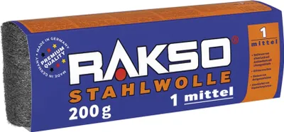 Produktbild von Rakso Stahlwolle Sorte 1, 200 gramm