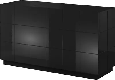 Produktbild von Furniture24 Kommode Reja 2D Sideboard Schrank Wohnzimmerschrank 2 Türiger Hochglanz