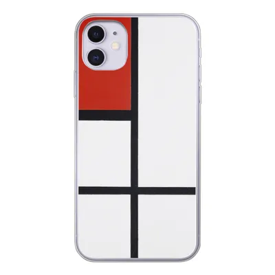 Produktbild von MuchoWow® Handyhülle Schutzhülle Hülle für iPhone 11 Komposition - Piet Mondrian Silikon Softcase Handy Hülle - Handytasche