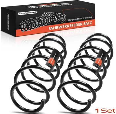 Image de Frankberg 2x Ressort de suspension essieu avant pour VW Polo 9N 9A Skoda Fabia I 6Y Roomster 5J
