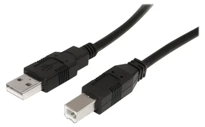 Productafbeelding van StarTech.com USB2HAB30AC, 9 meter, USB A, USB B, USB 2.0, 0,48 Gbit/s, zwart