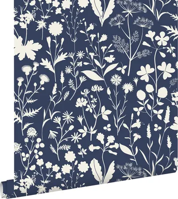 Obrázek produktu pro ESTAhome tapeta polní květiny tmavě modrá 50 x 900 cm