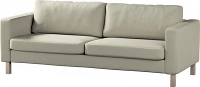 Produktbild von Dekoria Bezug für Karlstad 3-Sitzer Sofa nicht ausklappbar, kurz, beige, Bezug für Karlstad