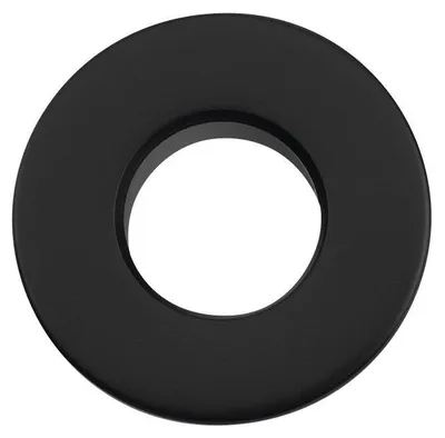 Produktbild von Sapho Metall-Überlaufabdeckung, 30 mm, Schwarz