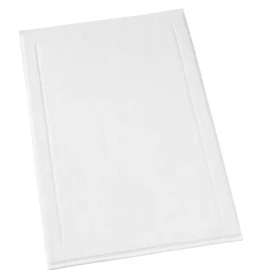 Image de tapis de bain Contessa60 x 100 cm coton blanc