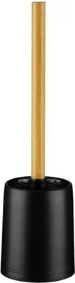 Image de Brosse WC avec récipient en bambou noir