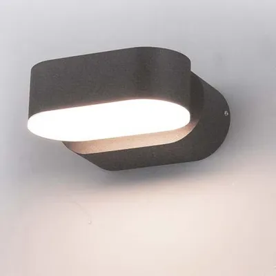 Obrázok produktu pre Vonkajšie osvetlenie Nástenné svietidlo LED sivé Otočné puzdro 6W 3000K 8290 V-TAC
