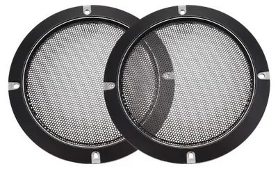 Lautsprecherabdeckung 153 mm schwarz 2 Stück
