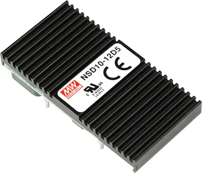 Produktbild von MEANWELL NSD10-12D5, DC DC-Wandler, offen, DC DC-Wandler 9,8-36V:+ -5V 1000mA