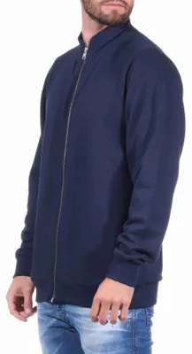 Produktbild von Uni Jacke für Hausanzug, Sportanzug oder Jogginanzug Oberteil;navy,M