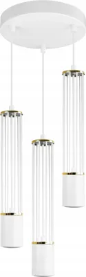 Produktbild von LED Deckenlampe Hängelampe Plafond weiß Loft Glamour über Esstisch und Kücheninsel
