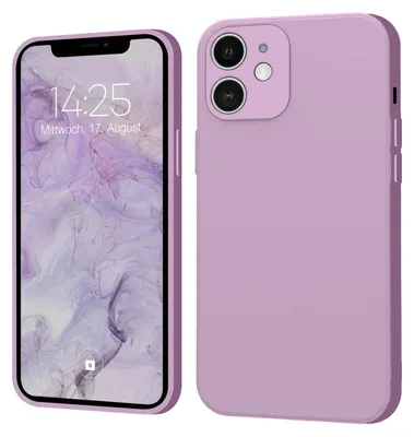 Produktbild von Hülle für Apple iPhone 11 Case Cover Bumper Smartphone Softgrip Schutzhülle Farbe: Lila