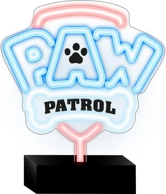 Image de Forever Néon LED sur socle Paw Patrol Veilleuses - Logo - OW-120146