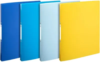 Produktbild von Ringbuch 2-Ring transluzent Polypropylen A4 15 mm sortiert Exacompta BeeBlue