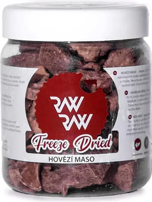 Obrázek produktu pro Raw Raw pochoutka mrazem sušené Hovězí libové maso 70g