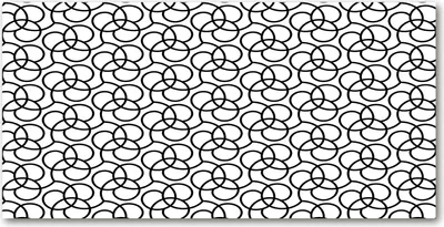 Produktbild von Tulup® Leinwandbild -100x50 cm - Wandkunst - Drucke auf Leinwand - Leinwanddruck  - Sonstige - Schwarzweiß - Geometrische Figuren