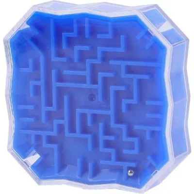 Produktbild von Leantoys Logikspiel Labyrinth mit blauem Ball