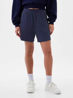 Produktbild von GAP Damen Shorts L Dunkelblau mit Logo, Elastischem Bund und Seitentaschen