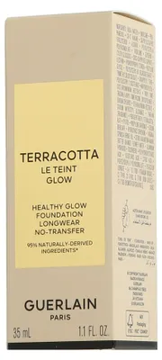 Zdjęcie produktu dla Guerlain Terracotta Le Teint Glow, Buteleczka z pompką, Płynny, Spulchnianie, Wygładzający, Nawilżający, Pouczający, Odcień light skin, Neutralny/Beżowy, Beżowy