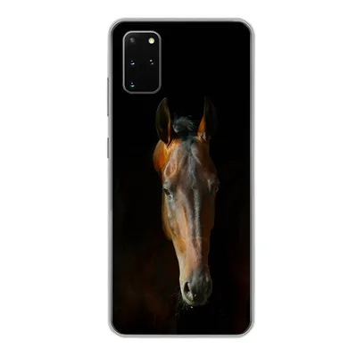 Produktbild von MuchoWow® Handyhülle Schutzhülle Hülle für Samsung Galaxy S20 Plus Pferde - Tiere - Braun Silikon Softcase Handy Hülle - Hartschale