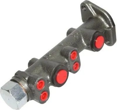 Productafbeelding van Hoofdremcilinder M10x1x4, gietijzer, Ø 19 mm, HELLA, geschikt voor o.a. FIAT CINQUECENTO