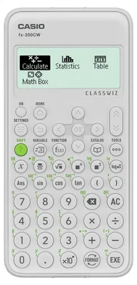 Zdjęcie produktu dla Kalkulator Casio fx-350CW Pocket Scientific biały