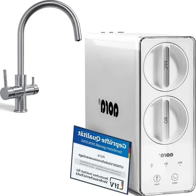 Immagine prodotto di Sistema di osmosi inversa - Filtro per l'acqua - Sistema di purificazione dell'acqua potabile - Purificatore di acqua da rubinetto