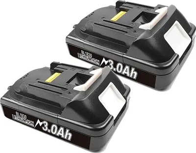 Produktbild von Akkutausch für Elektrowerkzeuge, 9000mAh Kapazität, 18V Spannung, 2 X Batterie 3.0Ah