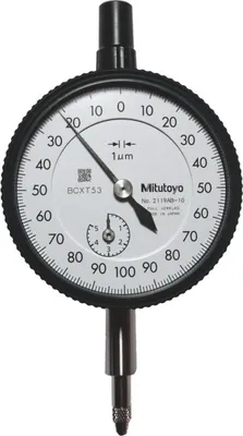 Produktbild von MITUTOYO Feinmessuhr stoßgeschützt, Messbereich / Gehäuse-⌀: 5/58 mm
