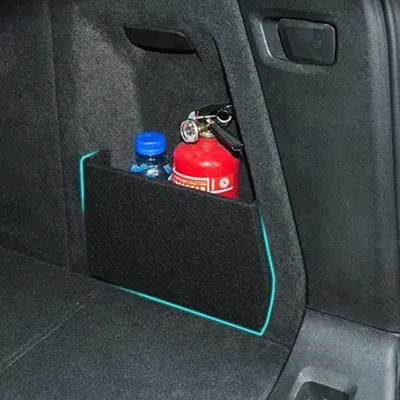 Image de Organisateurs de coffre, 2 pièces, pour BMW X3 G01 (2017-2020), avec fermeture velcro