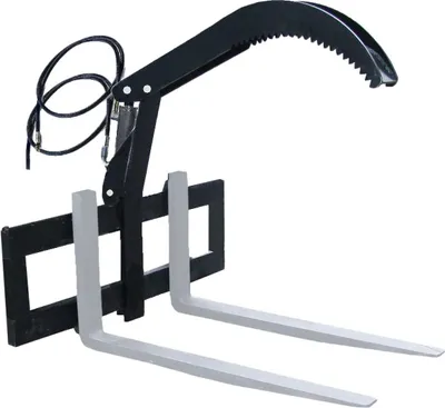 Zdjęcie produktu dla Wózek widłowy 100 cm FEM2 Euro + chwytak do pni zestaw hydrauliczny podbieracz + chwytak