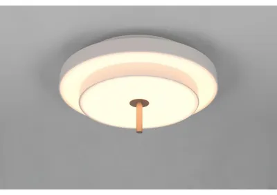Zdjęcie produktu dla Lampa sufitowa LED, szara, ściemniacz, wys. 20 cm