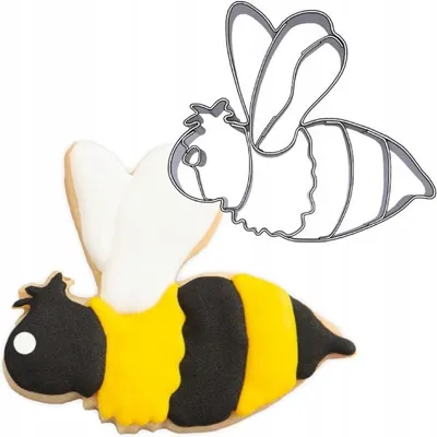 Produktbild von EkoForemki Biene Keksausstecher 7,4 cm Edelstahl