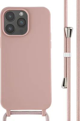 Produktbild von imoshion SilikonHülle mit Band iPhone 14 Pro Max - Sand Pink