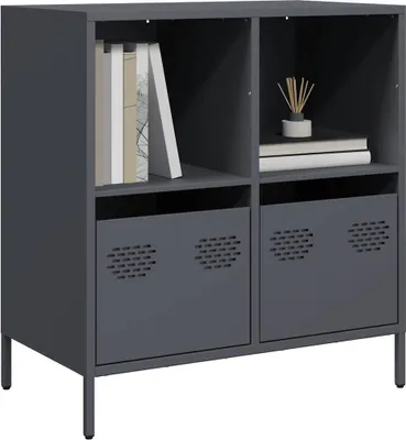 Obrázek produktu pro Maison Exclusive - Příborník antracitový 68x39x73,5 cm za studena válcovaná ocel