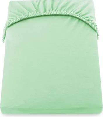 Produktbild von Spannbettlaken 100% Baumwolle Schlafzimmer Bettlacken Betttuch 100-120x200 Mint