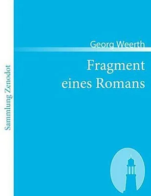 Produktbild von Fragment eines Romans