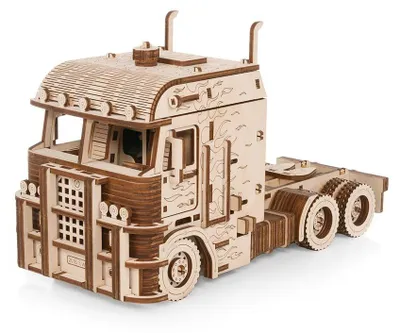 Eco Wood Art, (EWA) 3D Holz Puzzle Truck Road King, 3236, 29,3×13,2×17,5cm