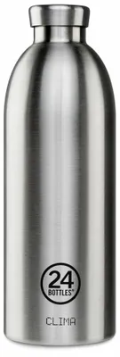 Produktbild von 24Bottles Clima, 850 ml, Tägliche Nutzung, Edelstahl, Edelstahl, Erwachsener, Edelstahl