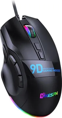 Immagine prodotto di INF Mouse da gioco RGB cablato a 9 tasti: precisione, velocità e stile