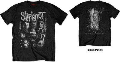Produktbild von Slipknot T-Shirt Wanik White Splatter M Schwarz