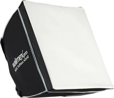 Produktbild von Walimex pro Basic Softbox 40 x 40 cm, um 360° drehbar, inkl Front- und Zwischendiffusor, Transporttasche, Bowens Adapter, ideal für Produkt- und Peoplefotografie