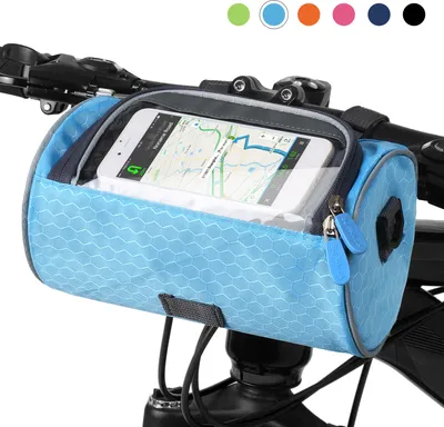 Produktbild von Wasserdichte Fahrradlenker-Tasche Fahrrad-Fronttasche Touchscreen-Telefonhalter-Tasche Packung Schultertasche MTB-Fahrrad-Aufbewahrungstasche Packtasche